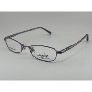 EASY TWIST TURBO FLEX MOD. 897 46-17-130 Purple Metal Oval Eyeglass Frames